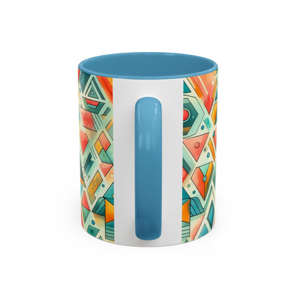 Abstract Geometric Pattern | Accent Coffee Mug (11oz)