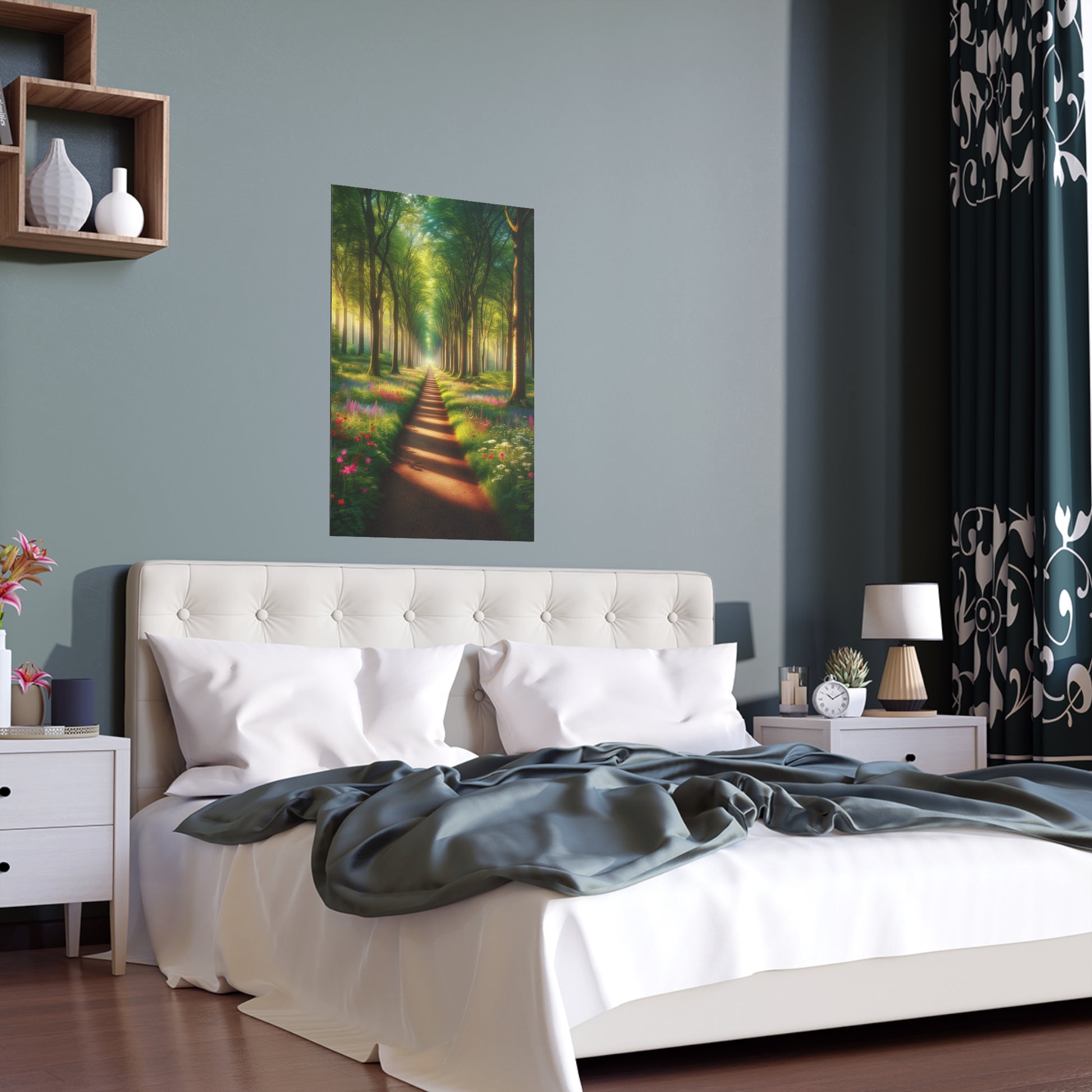 Forest Path | Indoor and Outdoor Silk Poster