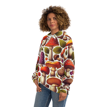 Mushrooms on Beige | Unisex Hoodie