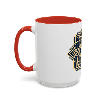 Royal Geometric Pattern | Accent Coffee Mug (11, 15oz)