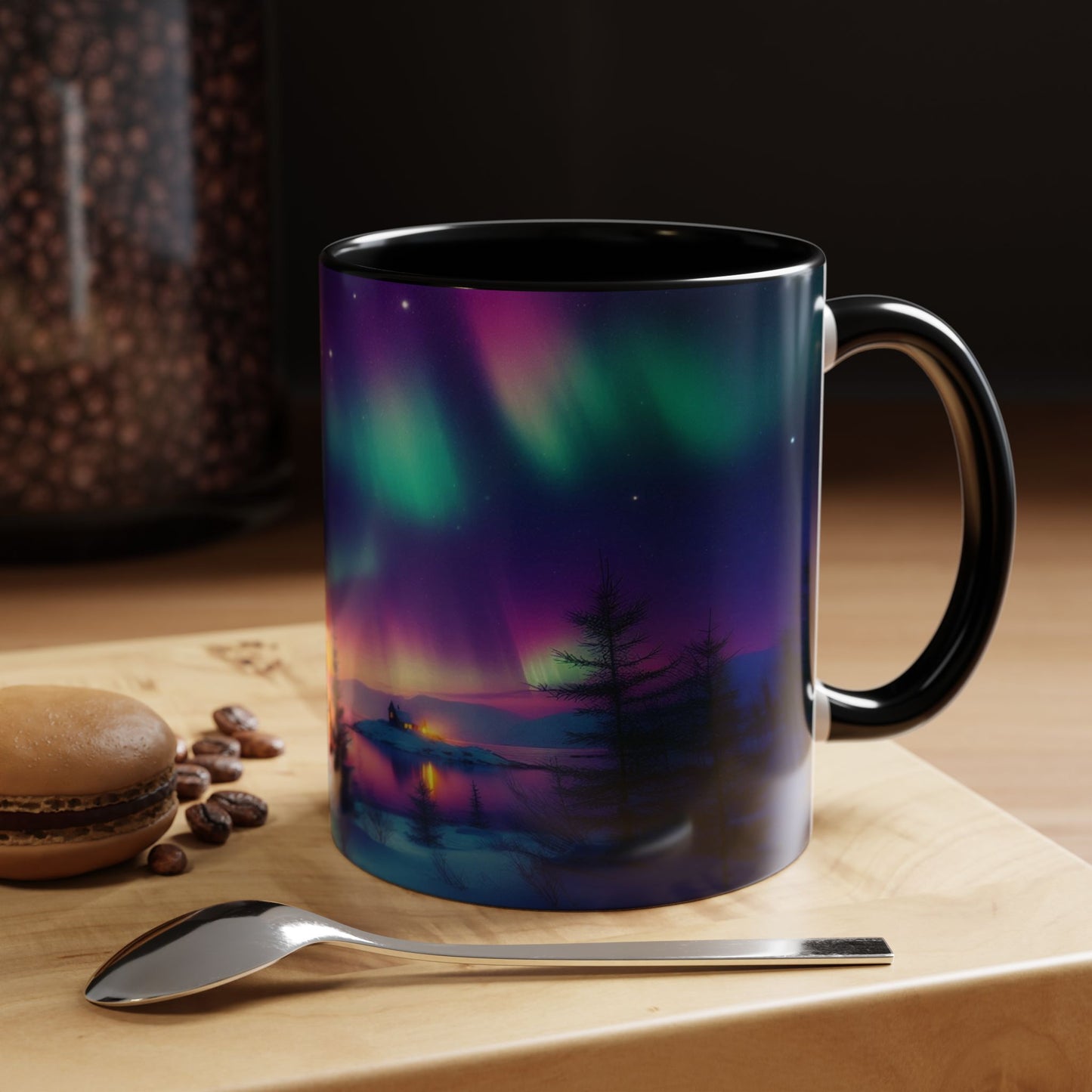 Beautiful Northern Lights | Accent Coffee Mug (11oz)