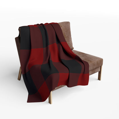 Red, Black Flannel Pattern | Arctic Fleece Blanket