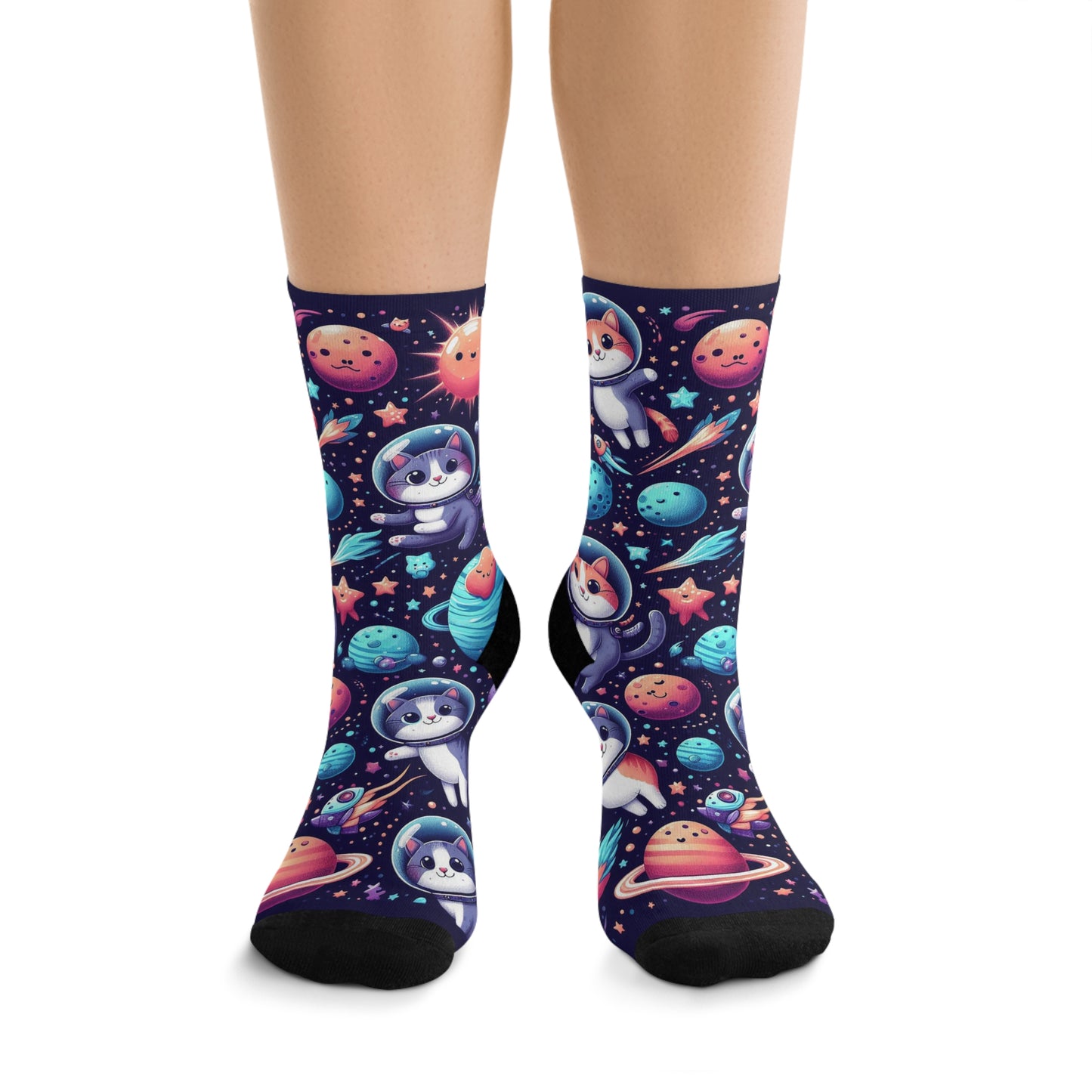 Chats astronautes | Chaussettes confortables