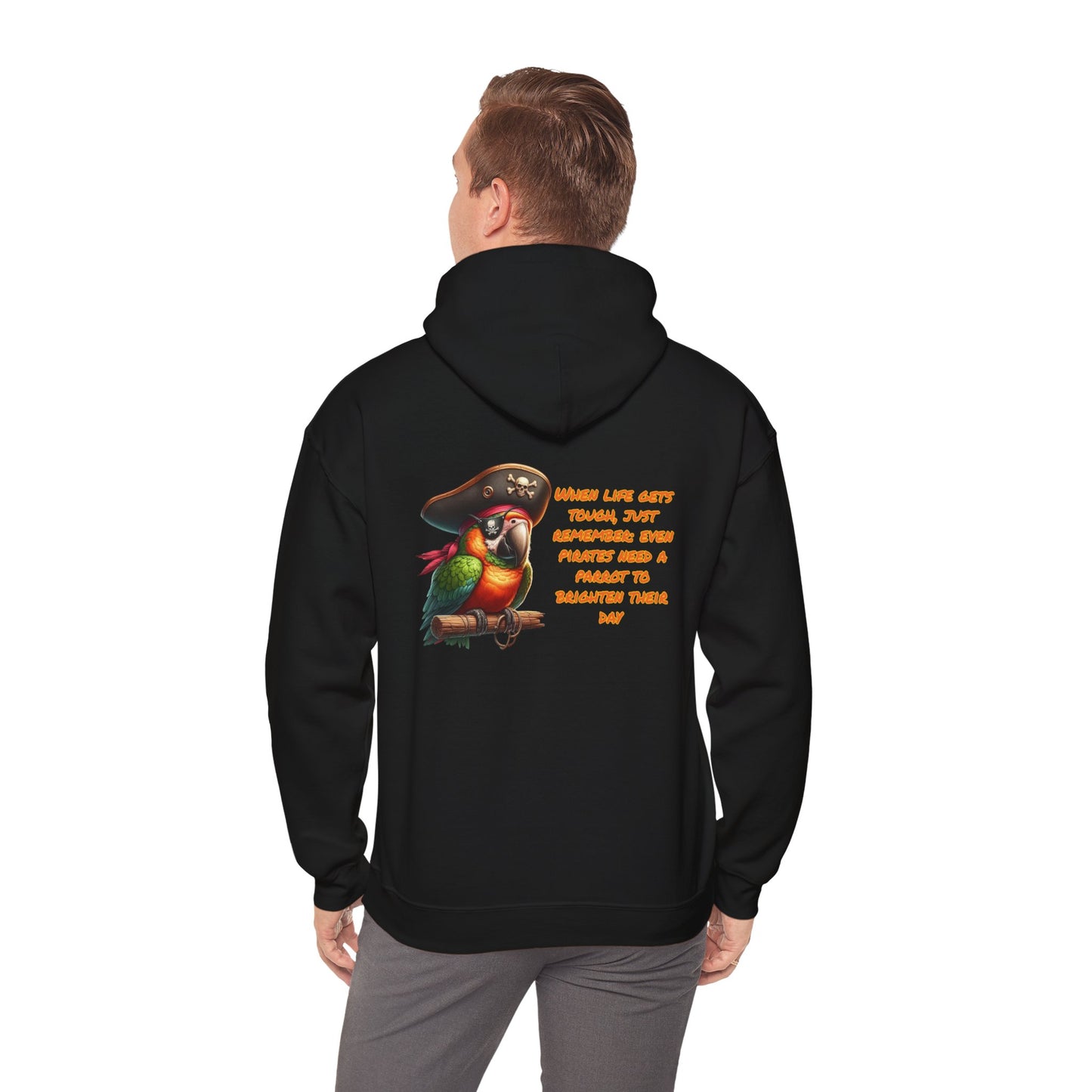 Pirate's Parrot | Unisex Heavy Blend™ Hooded Sweatshirt