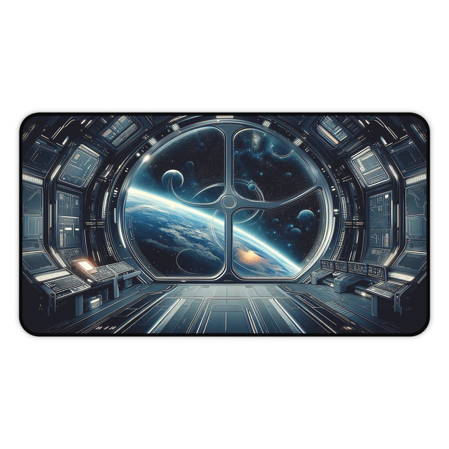 Earth View from Space Station | Desk Mat