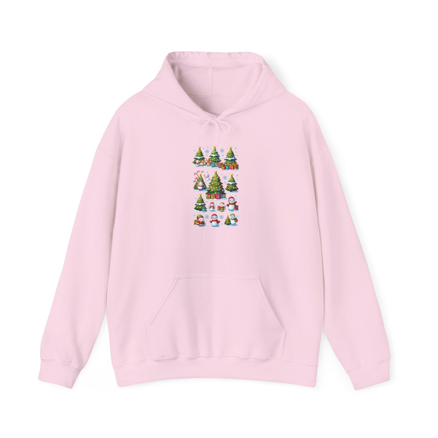 Christmas Trees and Snowmen | Unisex Heavy Blend™ Hooded Sweatshirt