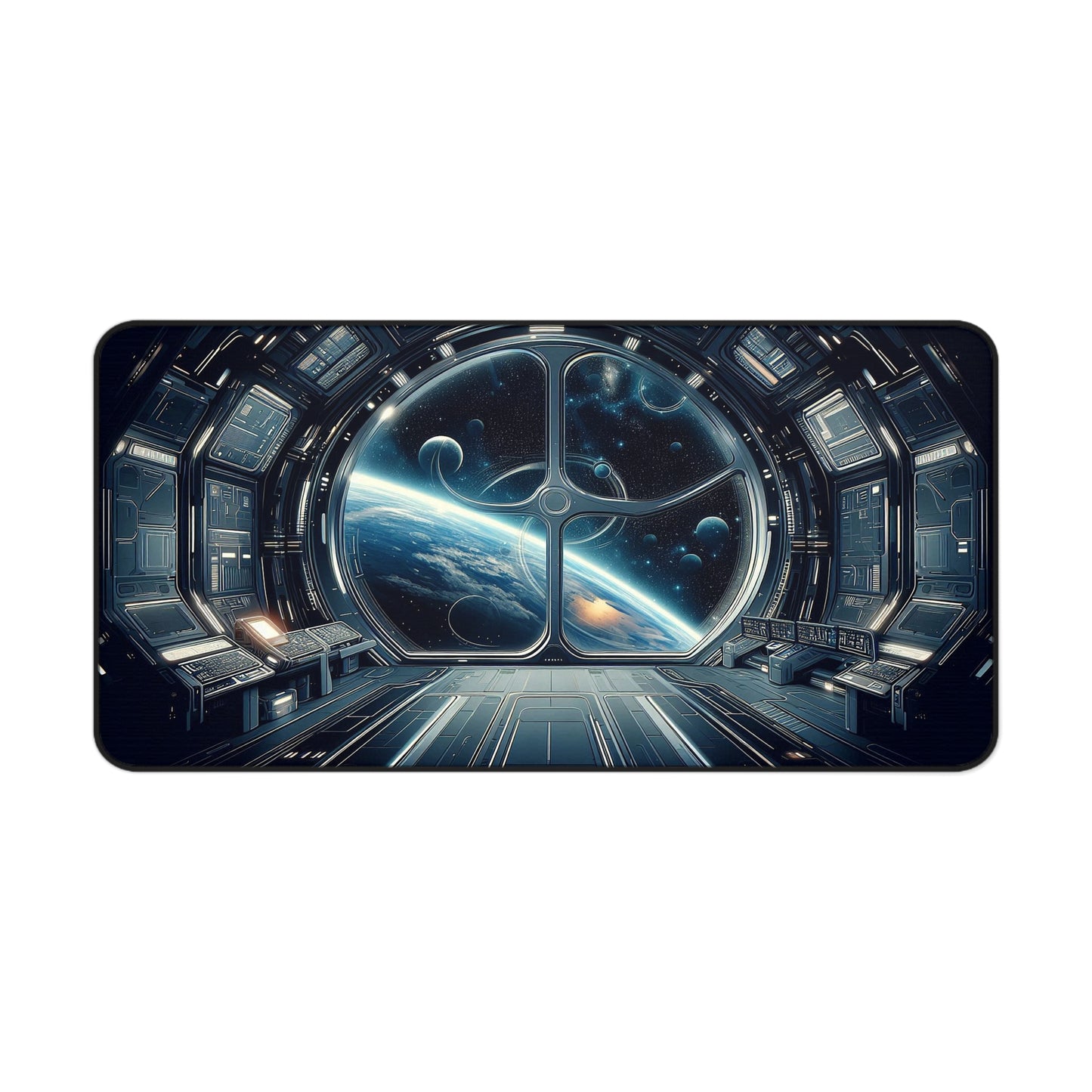 Earth View from Space Station | Desk Mat