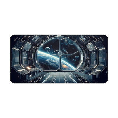 Earth View from Space Station | Desk Mat