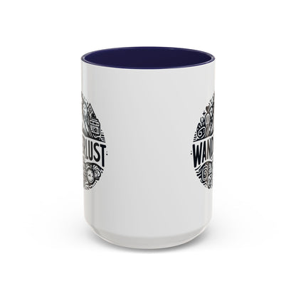 Wanderlust for the Travelling Soul | Accent Coffee Mug (11, 15oz)