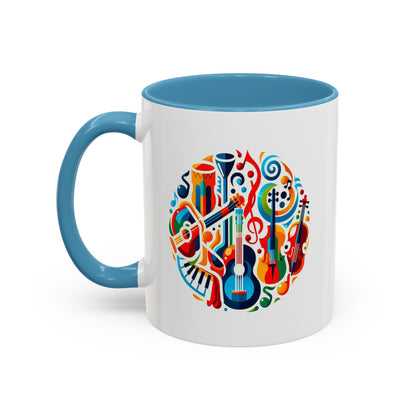 Musical Instruments | Accent Coffee Mug (11, 15oz)