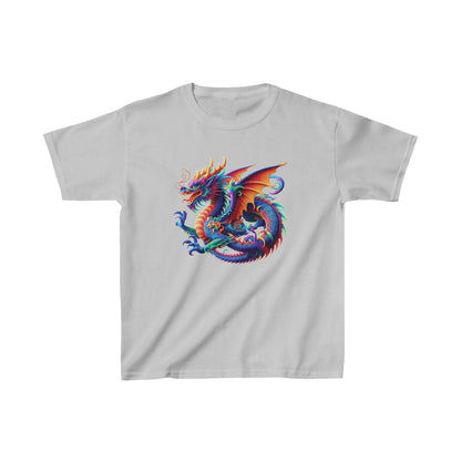 Angry Dragon | Kids Heavy Cotton™ Tee