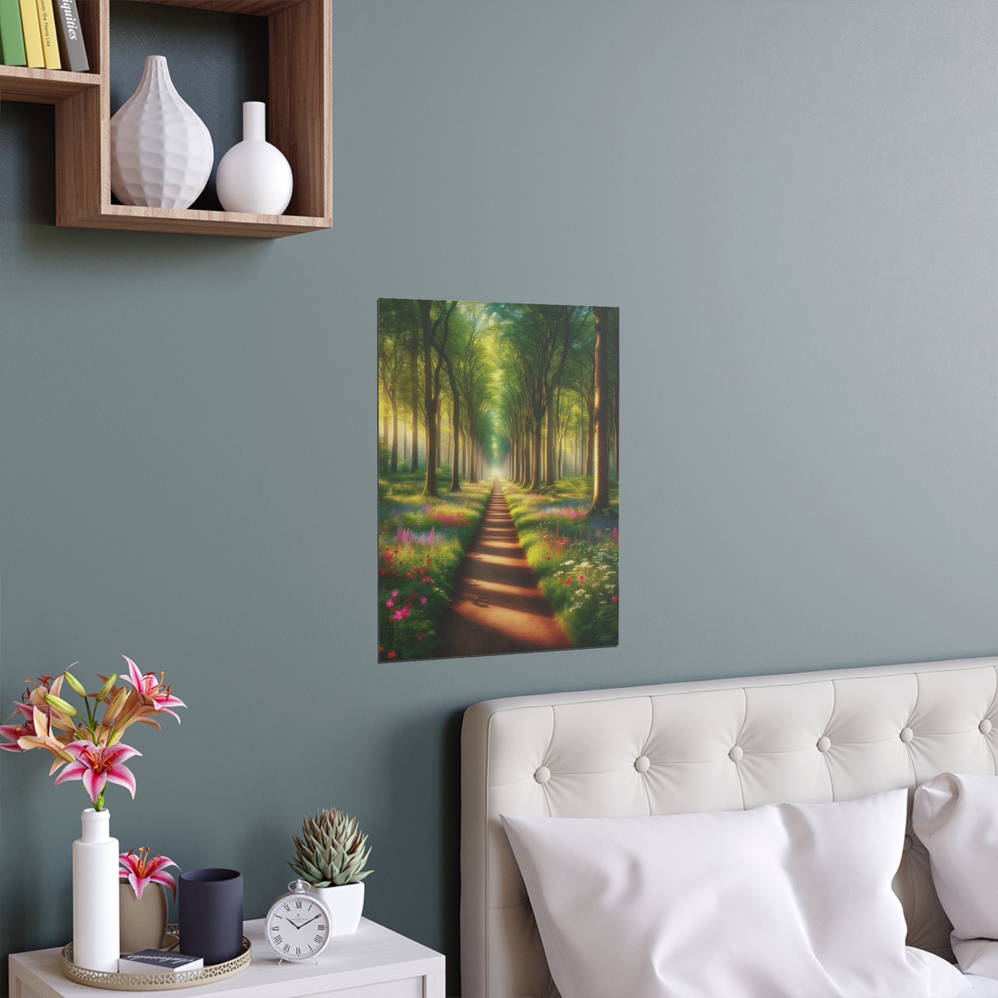 Forest Path | Indoor and Outdoor Silk Poster