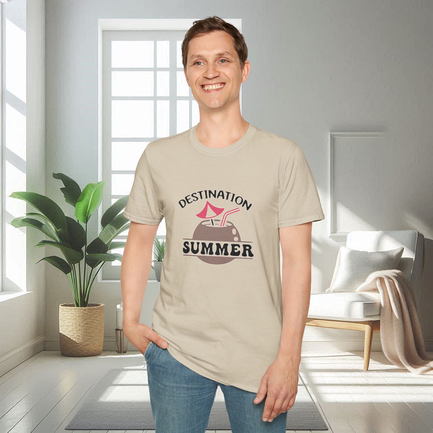 Destination Été | T-shirt doux unisexe