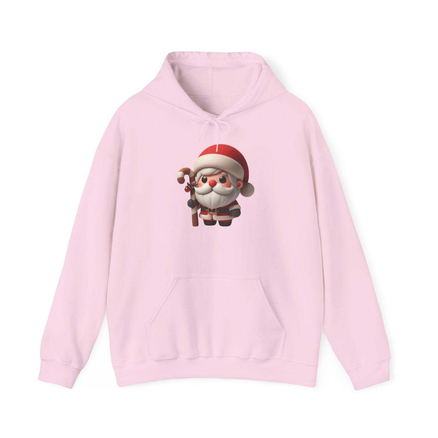 Santa with a Candy Cane | Unisex Heavy Blend™ Hooded Sweatshirt