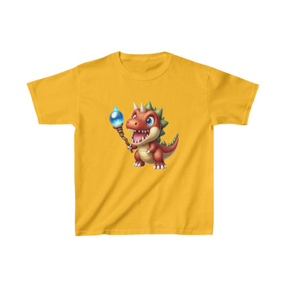 Cartoon Magical Dinosaur | Kids Heavy Cotton™ Tee