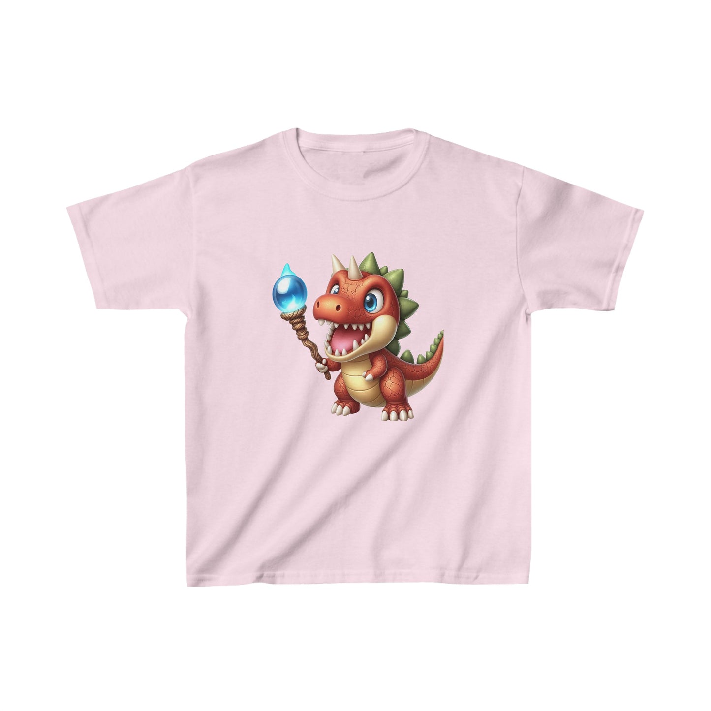 Cartoon Magical Dinosaur | Kids Heavy Cotton™ Tee