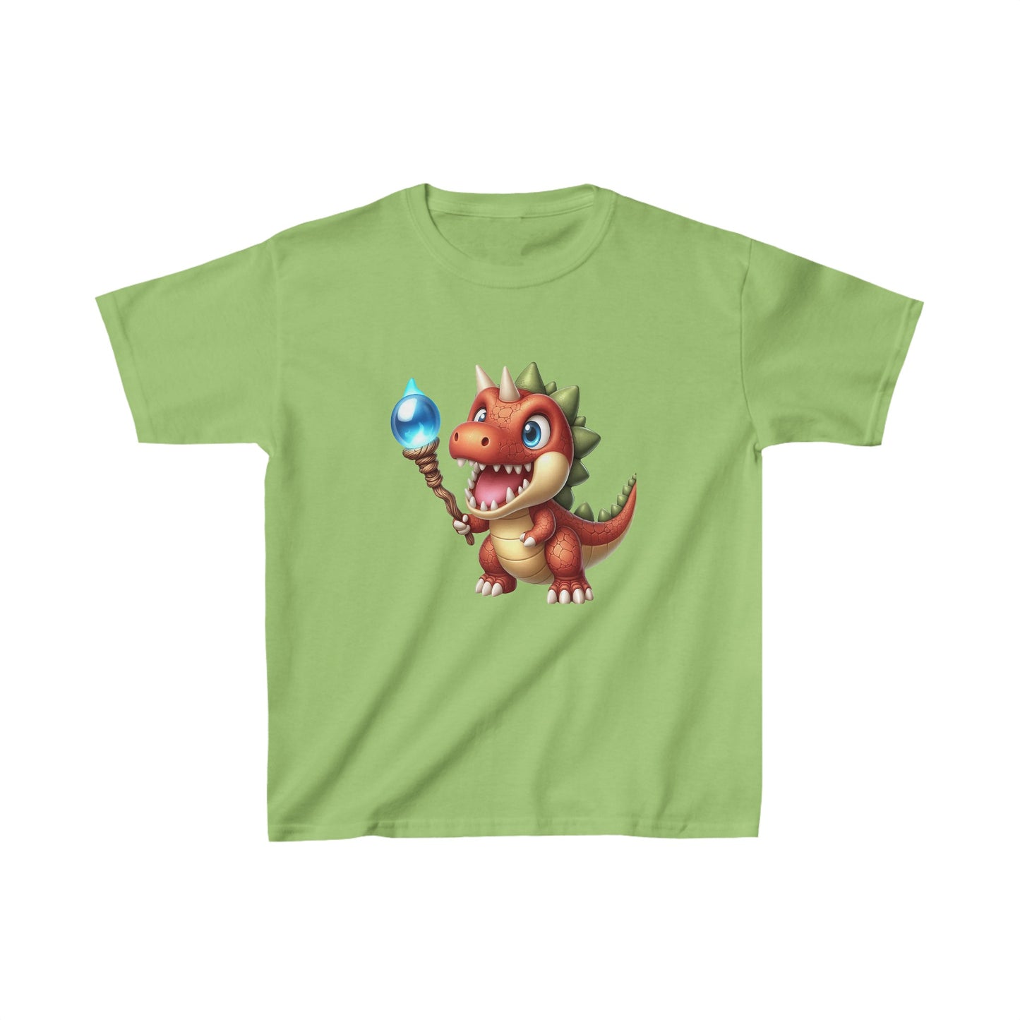 Cartoon Magical Dinosaur | Kids Heavy Cotton™ Tee