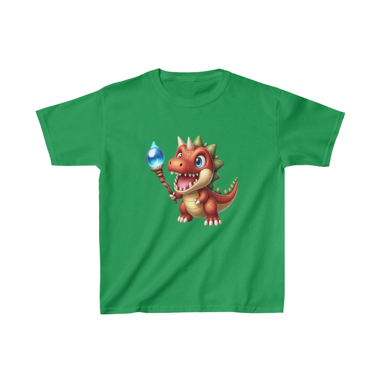 Cartoon Magical Dinosaur | Kids Heavy Cotton™ Tee