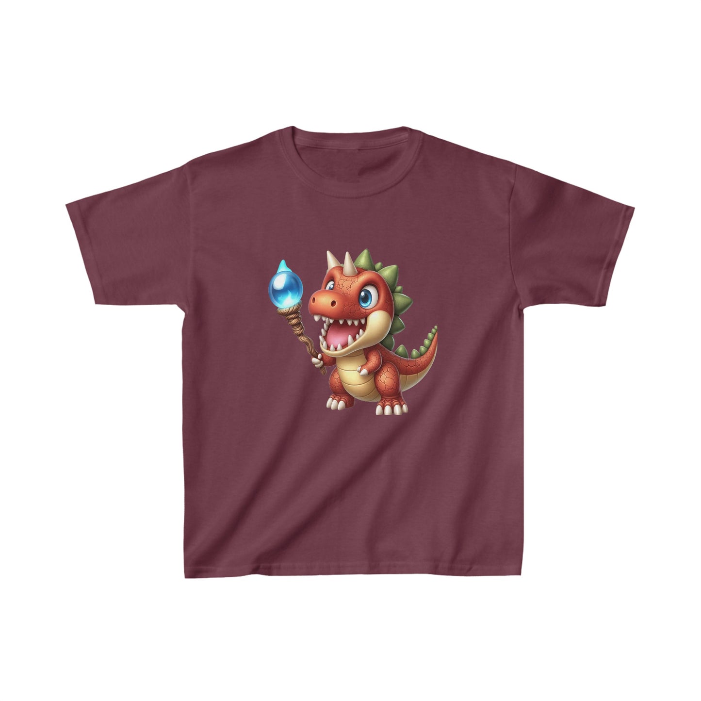 Cartoon Magical Dinosaur | Kids Heavy Cotton™ Tee