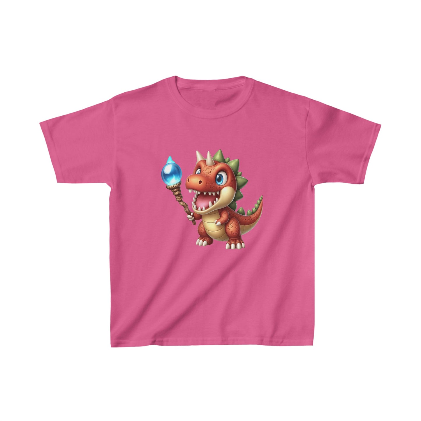 Cartoon Magical Dinosaur | Kids Heavy Cotton™ Tee