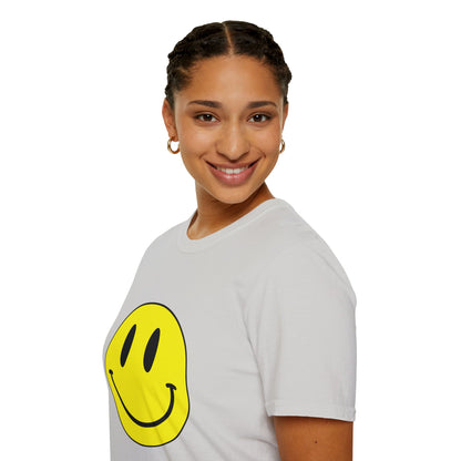 T-shirt unisexe doux avec émoticône souriante