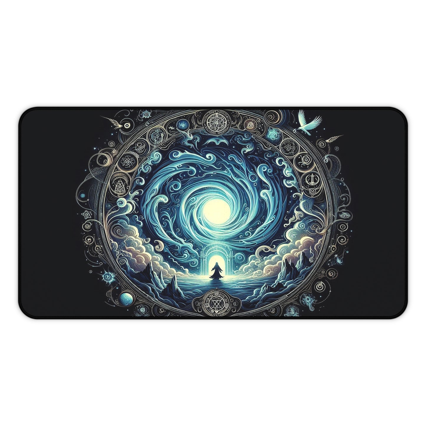 Portal Through Space-Time | Desk Mat