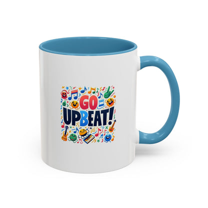 Go Upbeat! | Accent Coffee Mug (11, 15oz)