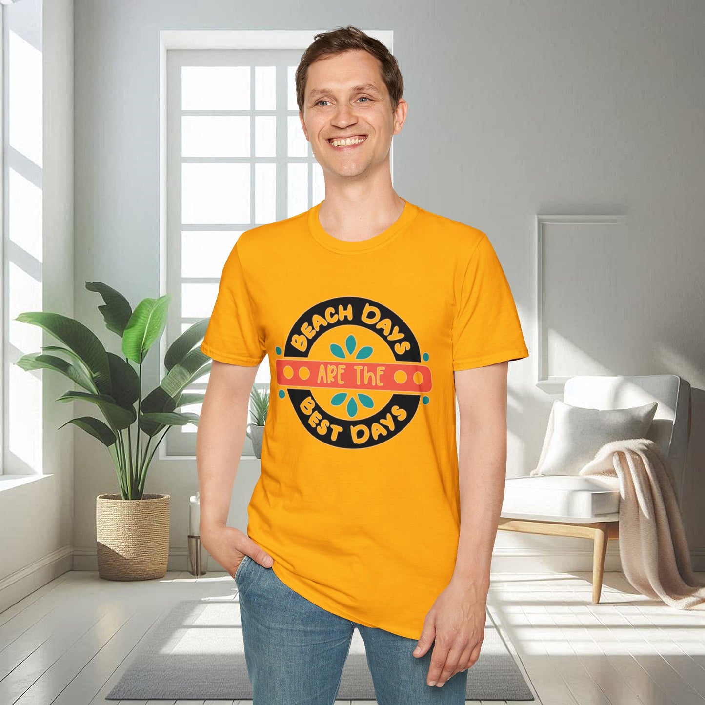 Los días de playa son los mejores días | Camiseta unisex suave