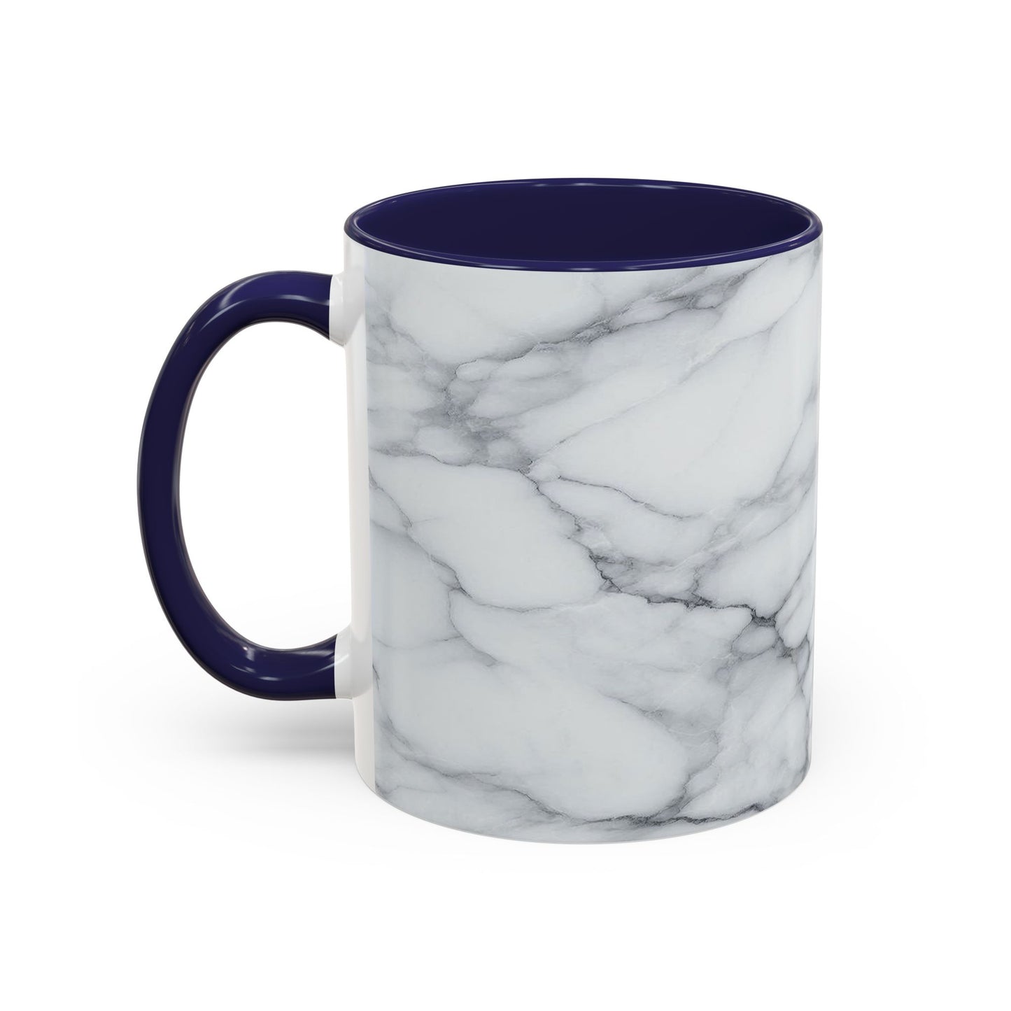 Motif en marbre | Tasse à café Accent (11 oz)